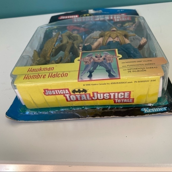 total Justice Hawkman Action Figure Kenner 1996 New in Packaging - Picture 6 of 6